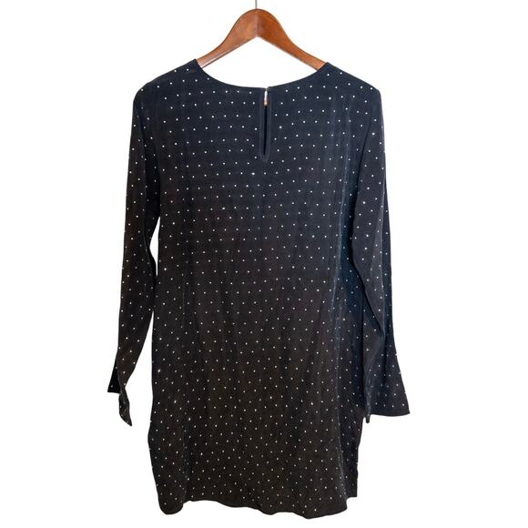 Anine Bing NWT Midnight Rhinestone Studded Long Sleeve Mini Dress Small - Picture 7 of 10
